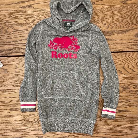 Roots Girls Hoodie Tunic Size M 7/8 - Picture 1 of 1